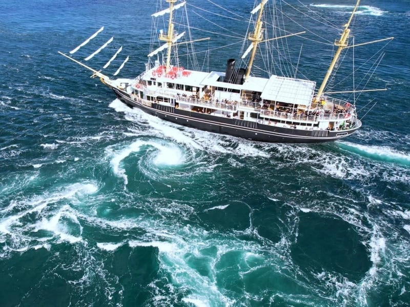 旋渦遊輪事前預約從淡路島出港!在眼前體驗世界最大的旋渦